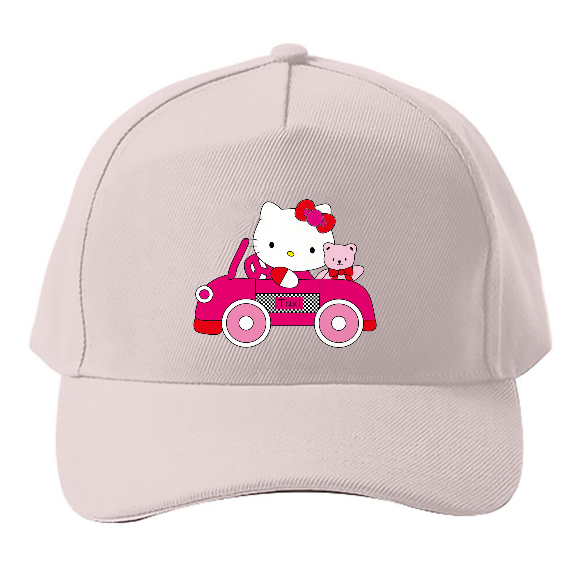 （画像用） Hello Kitty ハローキティ ベースボールキャップ 綿100％ 男女兼用 帽子 スポーツ